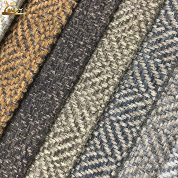 100% полиэстер, однотонная льняная ткань для дивана, текстиль, обивка