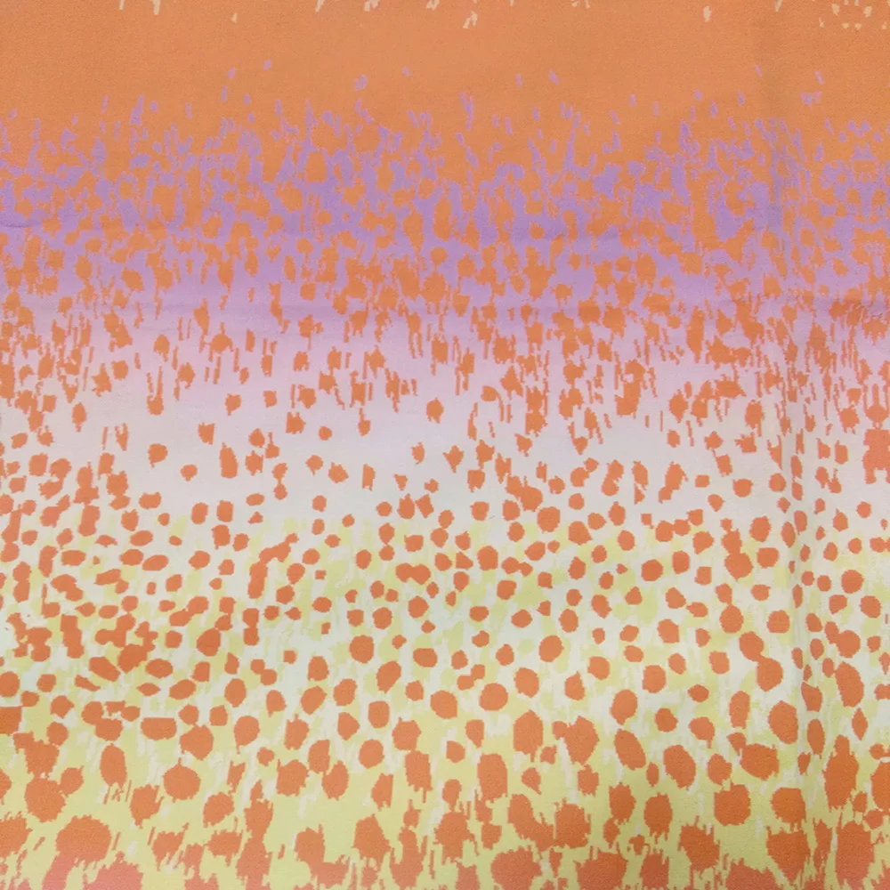 Полиэстеровая персиковая ткань из микрофибры для пляжных шорт