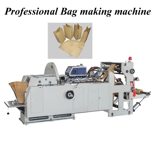 Automatic Shopping Paper Bag Making Machine