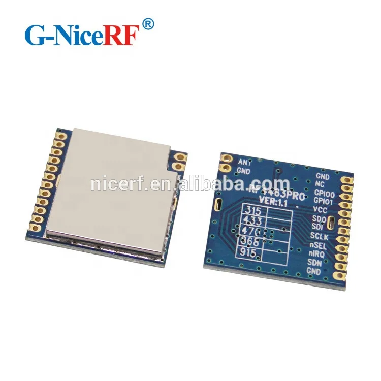 G-NiceRF 433 MHz FSK RF Transmitter and Receiver Si4463 Module RF4463PRO