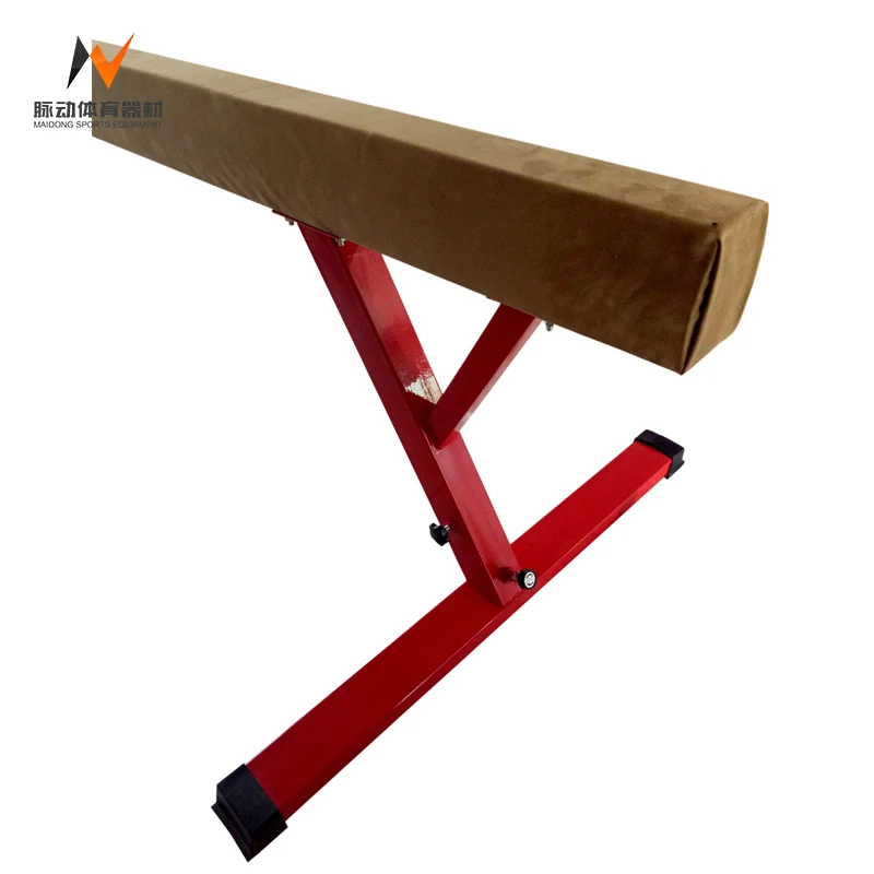 Home adjustable gymnastics training equipment balance beam for sale