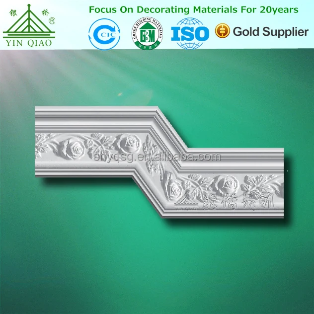 Decorative moulding plaster coving crown moulding gypsum cornice price
