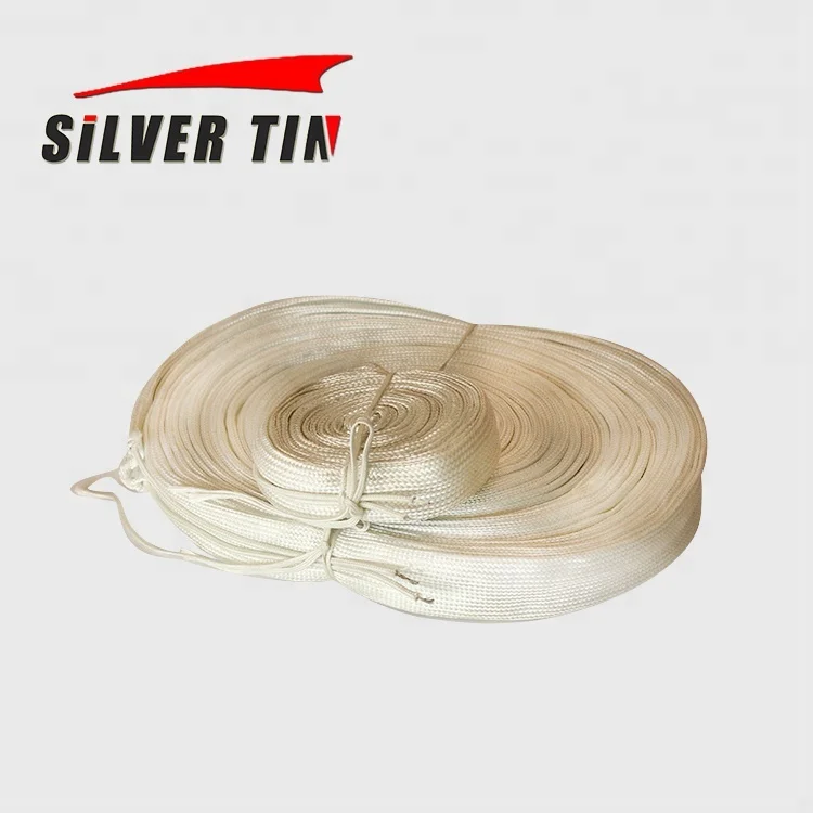 500C High Temperature Fiberglass braid heating belt/electric power cable for pipeline