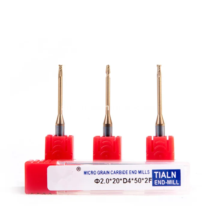 HRC55 Carbide End Mills 4F/2F 1mm-25mm