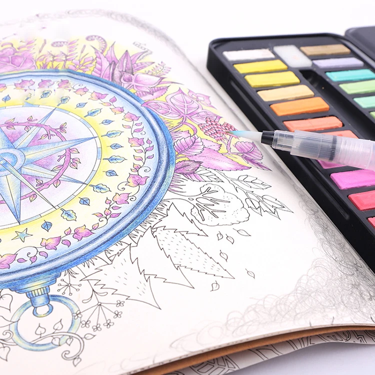 
Factory Cheap Price Multipurpose Metal Palette Solid Watercolor Paint for Art 