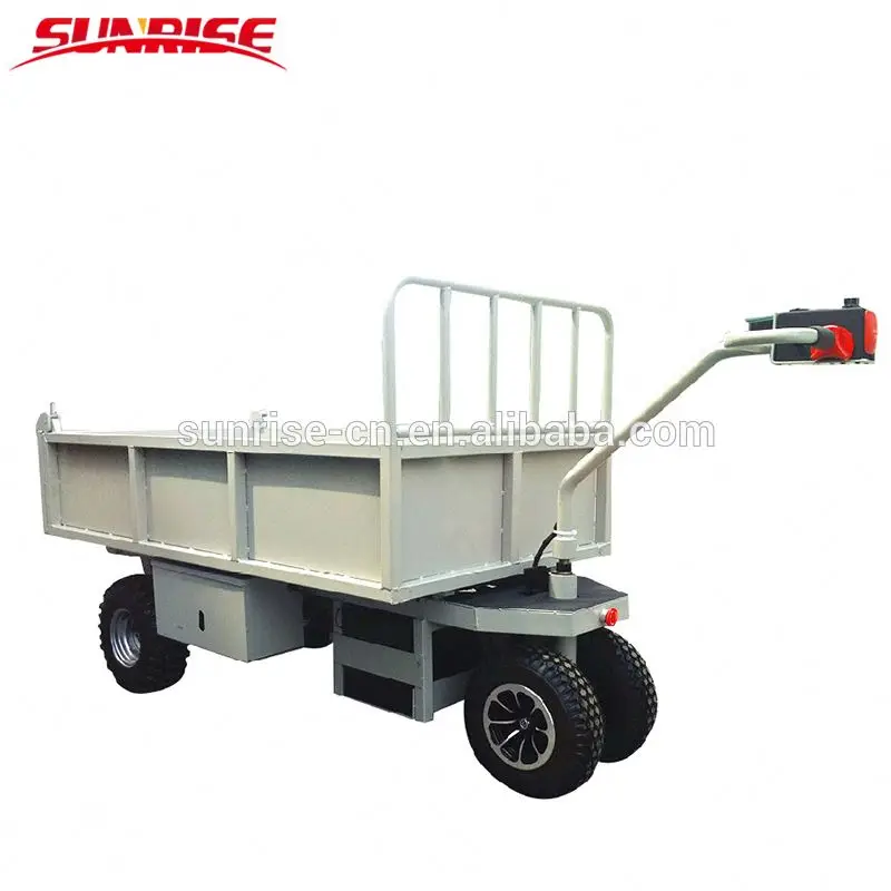 High Efficient Portable 400kg Load Capacity Hand Trolley Electric Hand Cart Truck for Warehouse Use