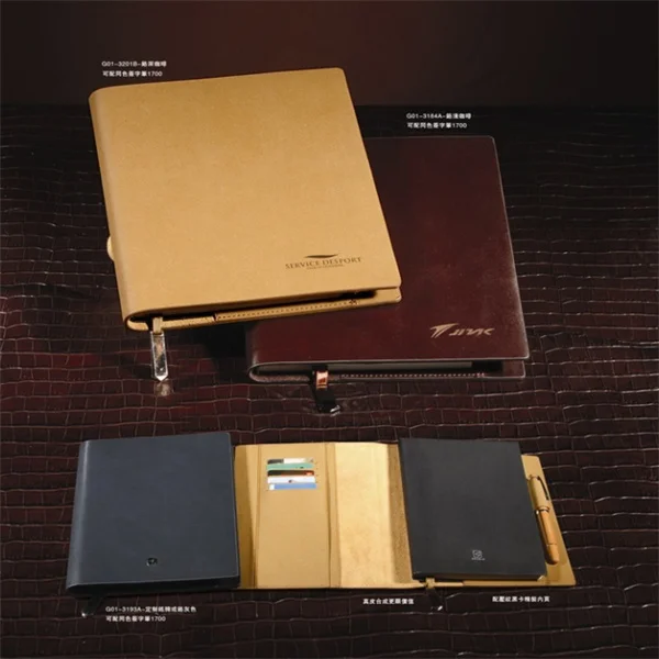 a4 a5 journal / wholesale hardcover notebooks pu leather cover a6 b5 business cheap composition couple custom