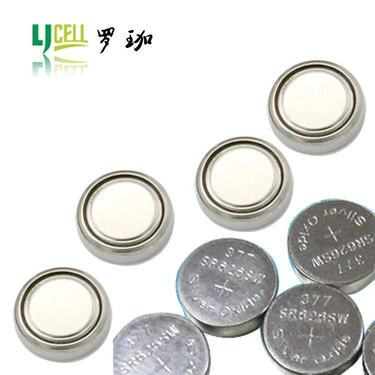 sr626sw silver oxide battery 1.55v sr626sw 377 silver oxide button cell watch battery sr626sw