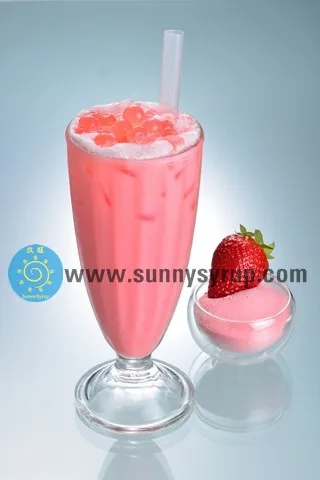 Strawberry milk powder
