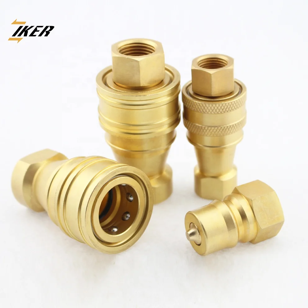 KZD HANSEN HK series brass hydraulic quick connect coupling