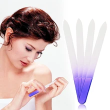 #F9 4x Durable Crystal Glass File Buffer Nail Art Files Manicure Device Pro Tool