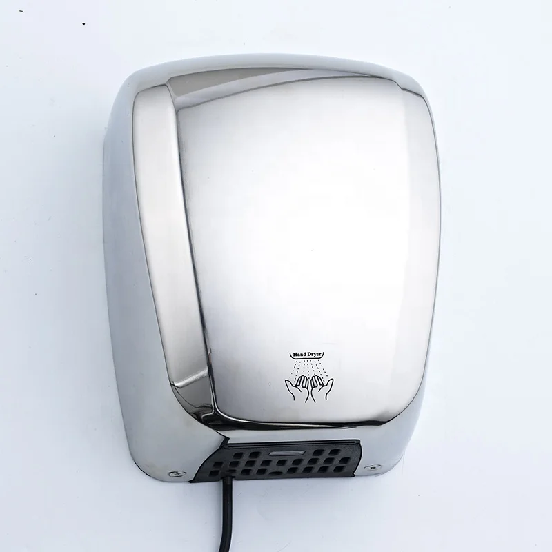 
Surface Mount Hand Dryer in Polished Stainless Steel 