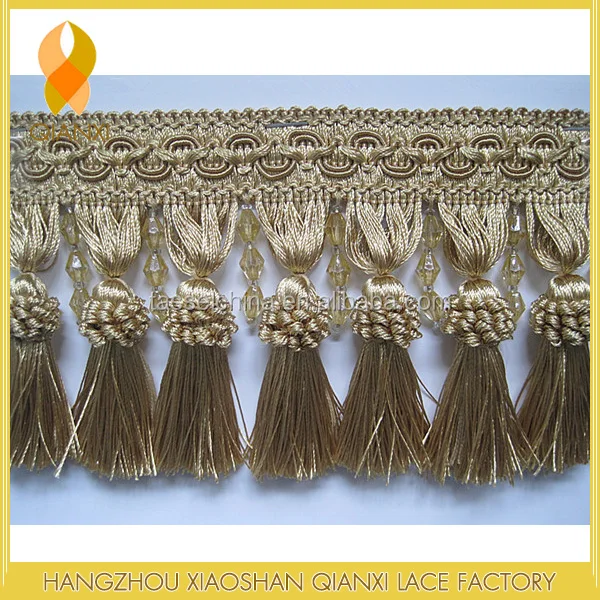 HIGH QUALITY GOLD WHOLESALE TASSEL FRINGE