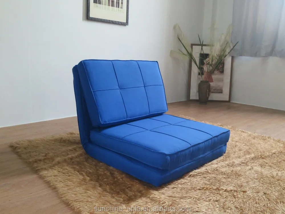 Outdoor Furniture & Foam Folding Sofa Bed Fold Out Single Floor Mat Reclining foam folding sofa bed For Guests