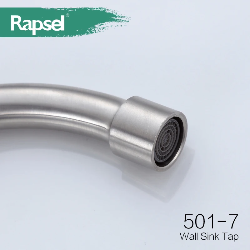 Rapsel New Design Wall Install Stainless Kitchen Tap