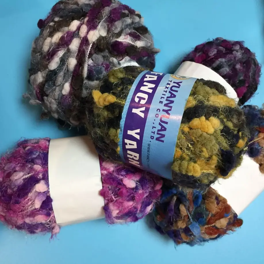 hot sales  polyamide nylon  nylon feather  yarn for hand knitting