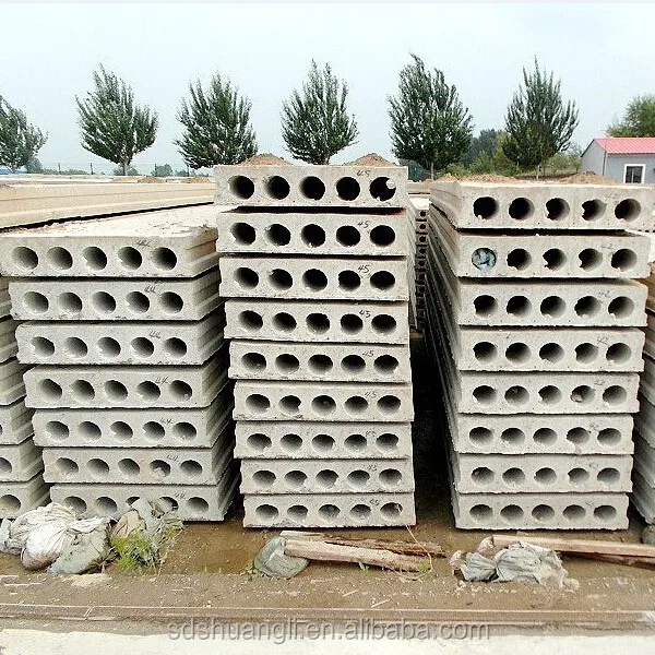 80mm thickness light weight wall blocks hollow core slab machine for sale