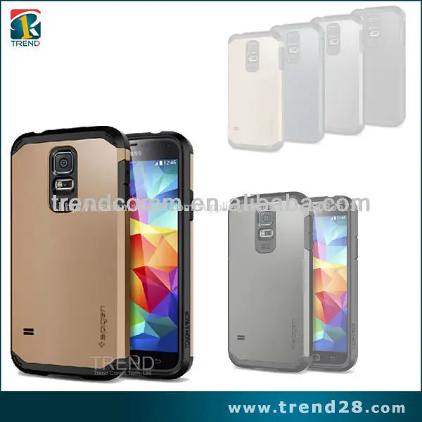 Spigen тонкий случае брони для s5 i9500, пмг случае для s5 i9600, пмг тонкий противоударный случае брони