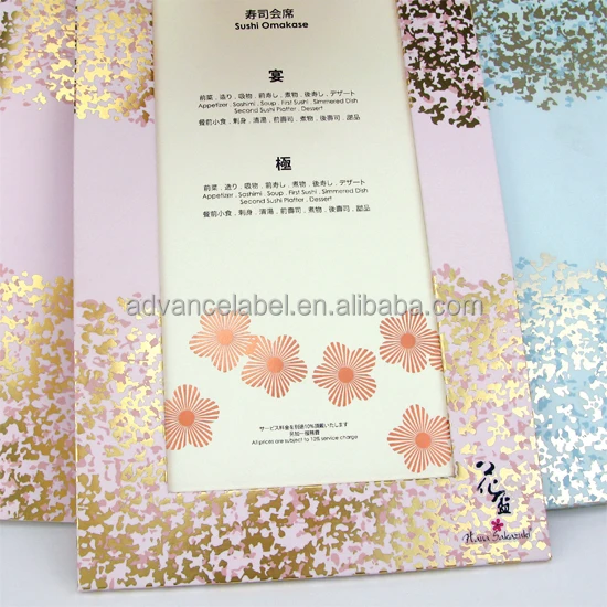 Customized Hot Stamping Foil printing