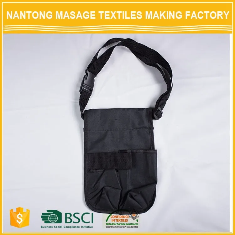 Chinese Manufacturing Adjustable Oxford Nylon Single or Double Massage Oil Lotion Cream Bottle Holster