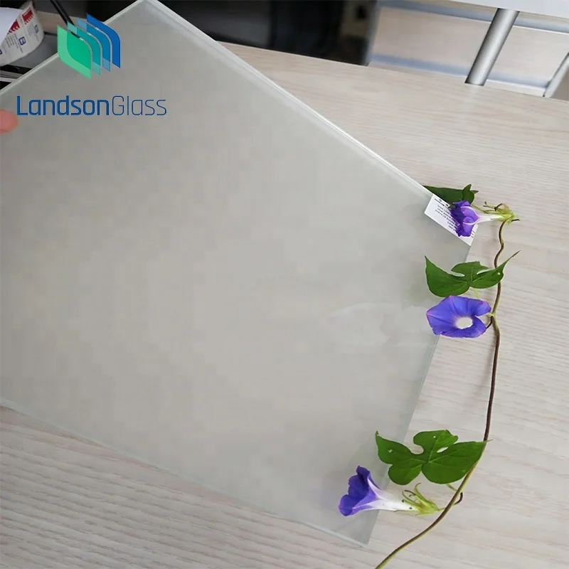 6.38mm 8.38mm 10.38mm Safety Milk White Laminated Glass