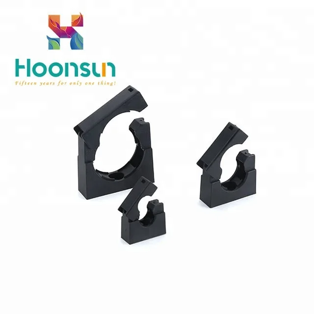 top quality cable accessories  nylon PA plastic flexible corrugated pipe bracket sizes