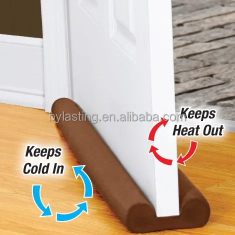 
Door Draft Excluder Double Sided Draught Stopper and Breeze Blocker Draught Guard Insulator 