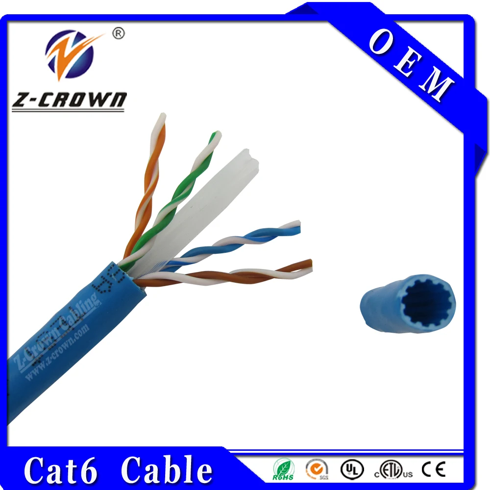 6 LAN cable 23awg UTP 0.57mm copper 305m pvc/LSOH Cat6