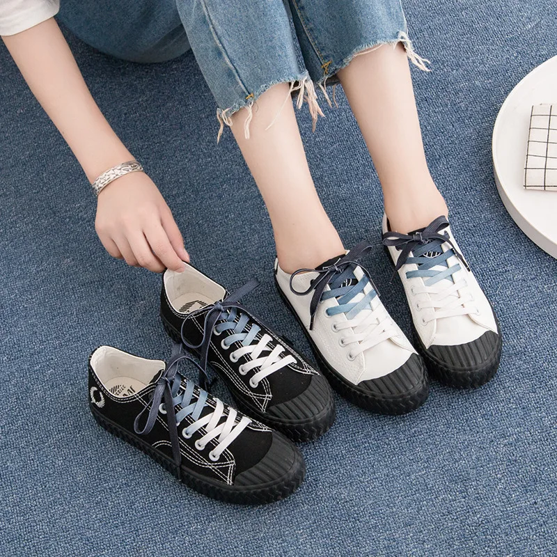 
2019 spring wholesale china comfort women casual shoe cheap canvas school shoe 