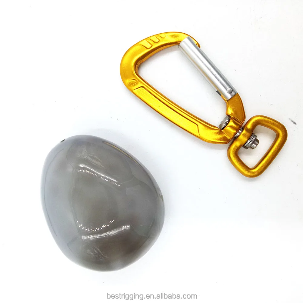 7075 Pull Aluminum Oxidation 1 Inch Snap Hook Swivel Carabiner Custom Logo Hook Straps