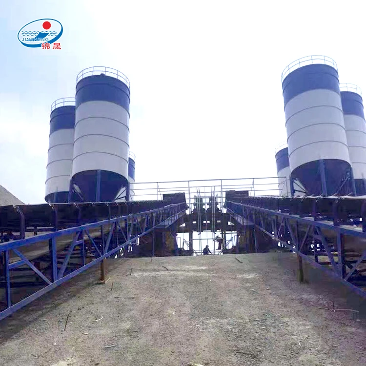 Large hzs120 sicoma simen beton concrete batching plant