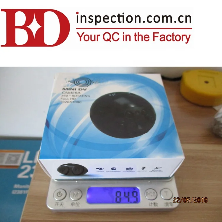 Micro camera quality inspection quality audit quality control inspection in fujian