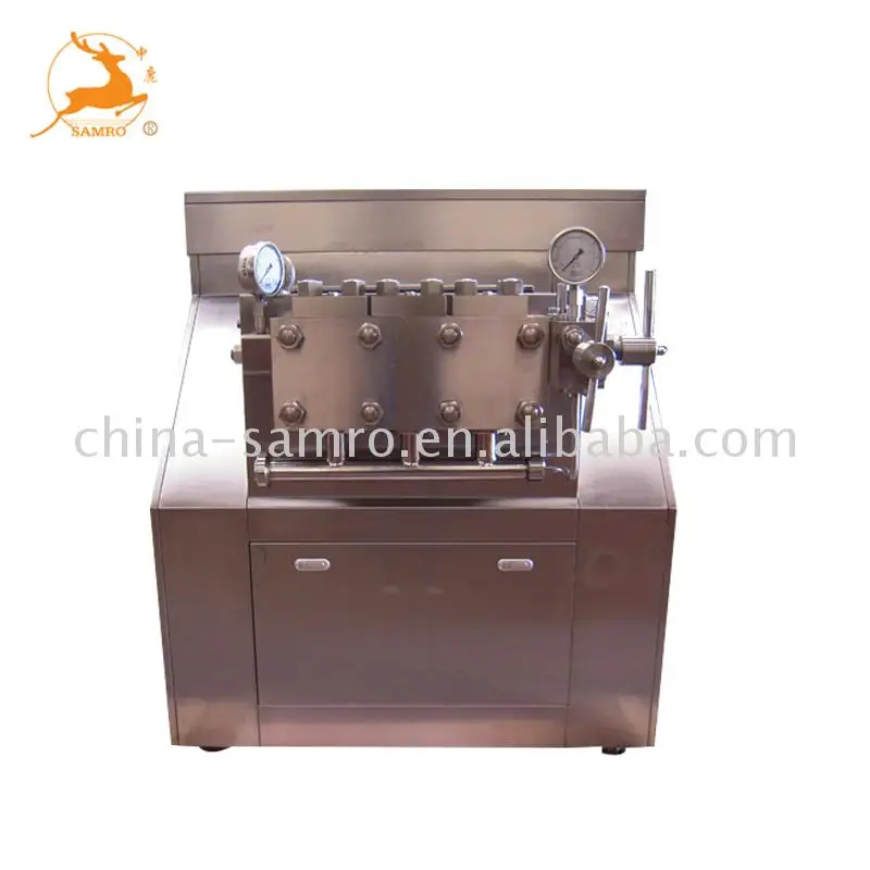 
Two stages Milk Processing Types dairy homogenizer 3 plunger 