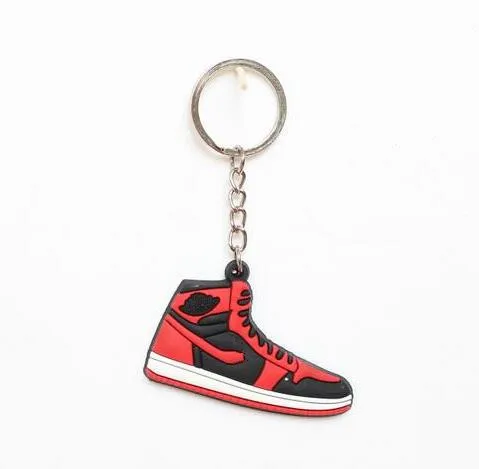 glow air sneaker 3d keychains mini running shoe keychain
