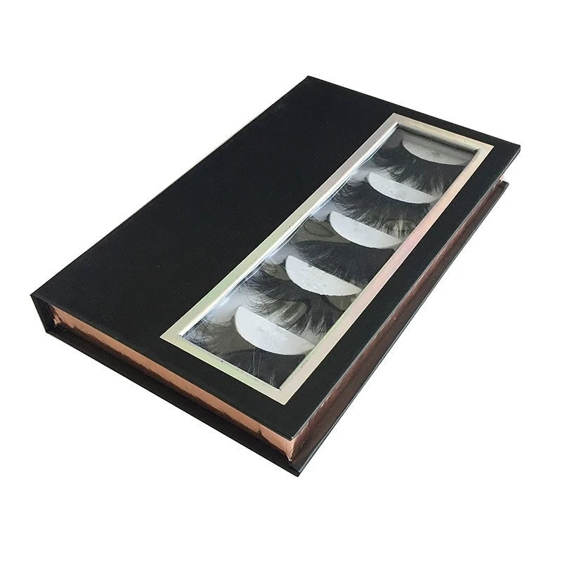 Private Label 3D Mink Eyelash False Lash Book Eyelash Packaging Book