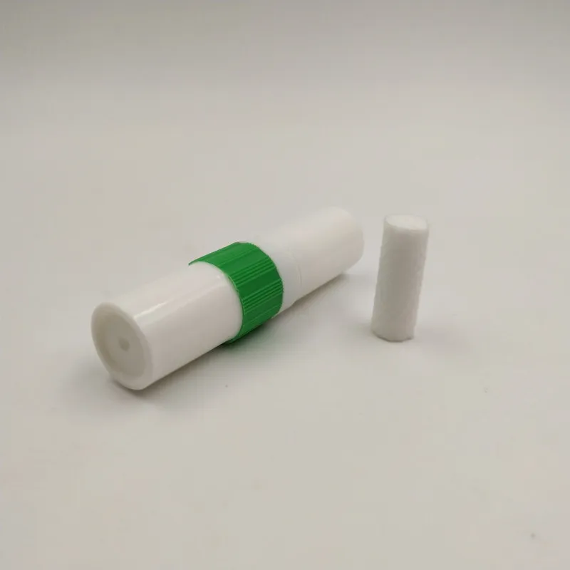 2 in 1 Blank Nasal Aromatherapy Inhalers for nasal refreshing Blank 2 in 1 white aromatherapy nasal inhaler with wicks