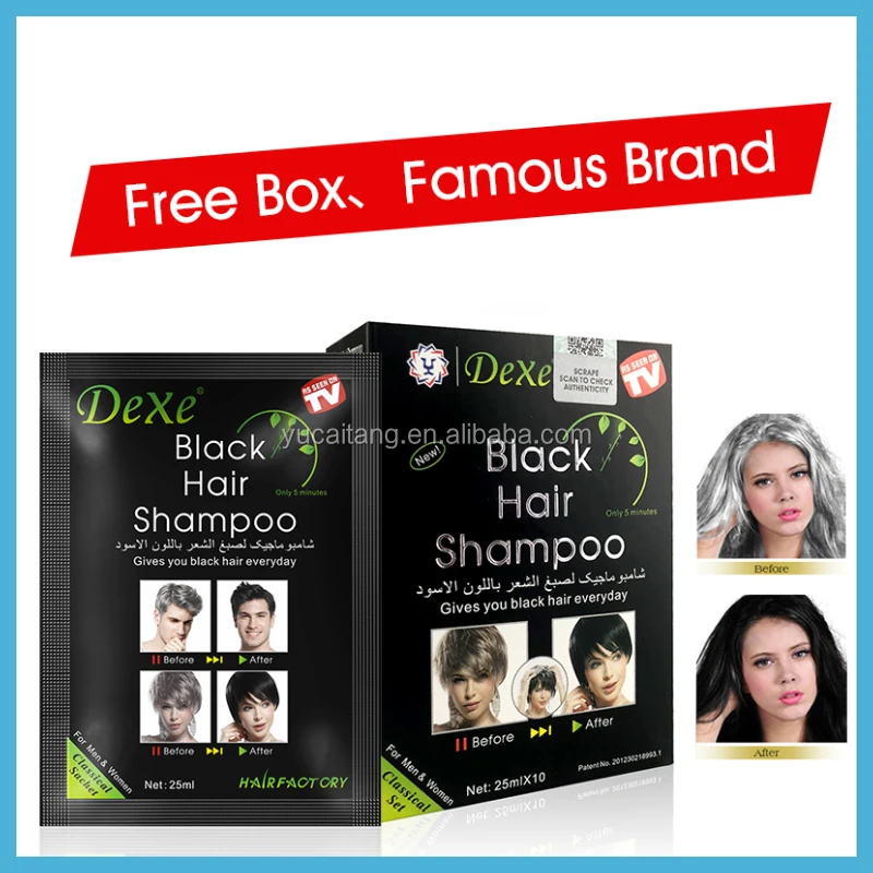 For personal use anti-allergy salon hair care products hair dye shampoo to darken the hair