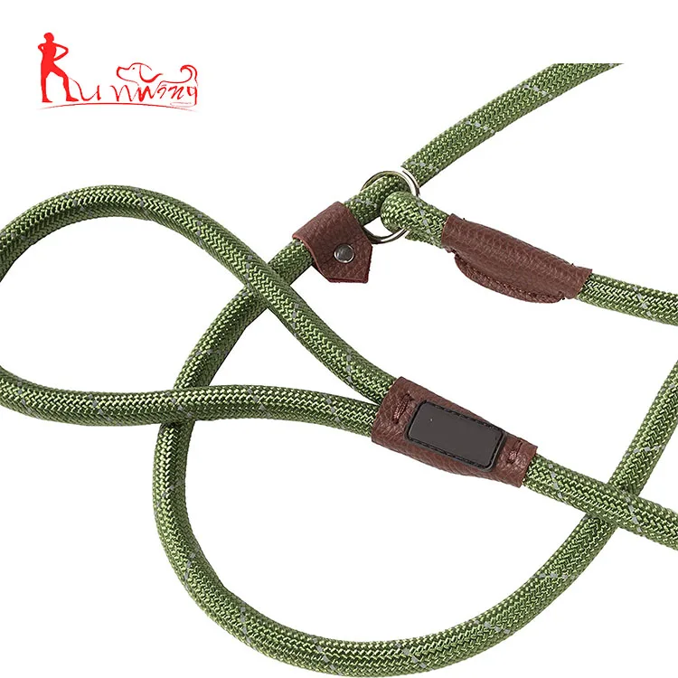 6 ft mountain climbing rope dog leash dog slip lead