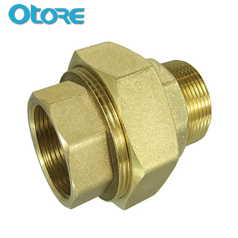 
Cw617n Brass Straight Union Connectors Female Union Pipe Fitting For Copper Tube 