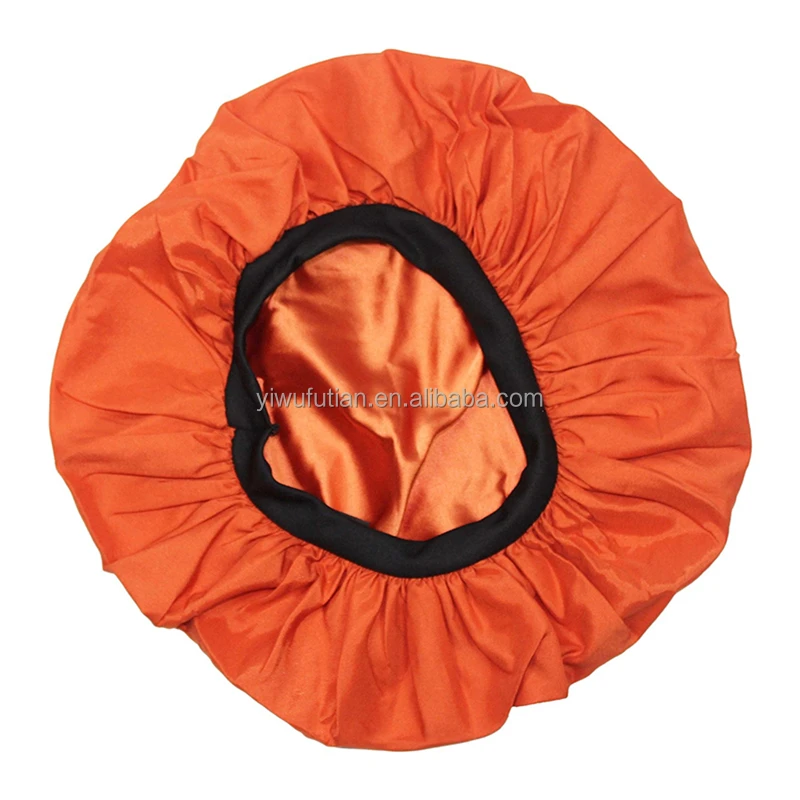 
Soft Sleeping Exotics Satin Sunset Bonnet Sleep Cap Women Shower Cap 