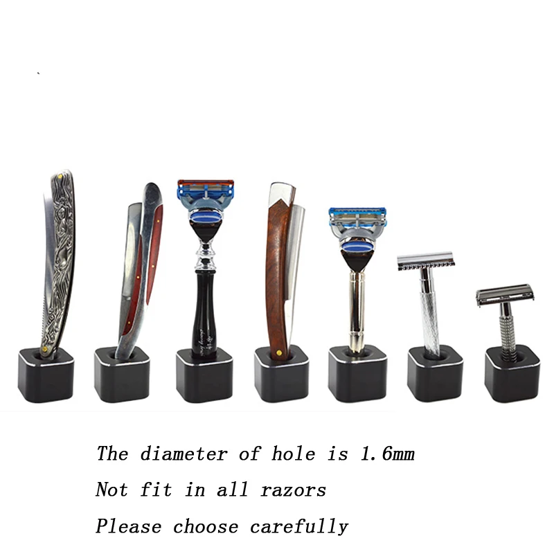 wholesale aluminum alloy size 1.6 mm  shaving razor holders for straight shaving razor,safety shaving razor