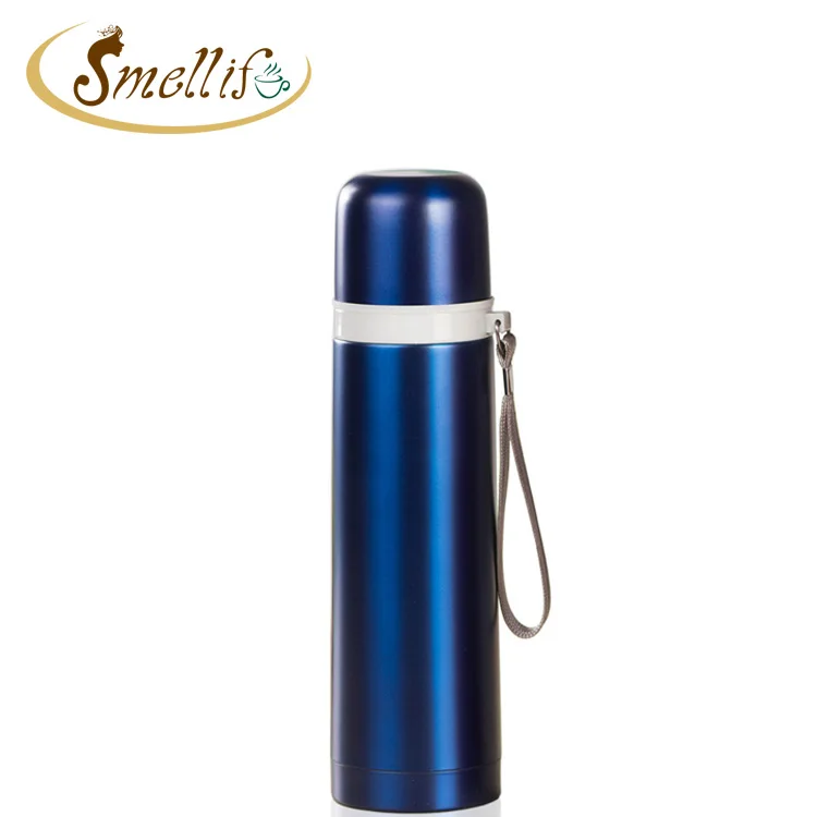 500ml Stainless Steel High Grade Sports Vacuum Flask Bottles with Carry Rope