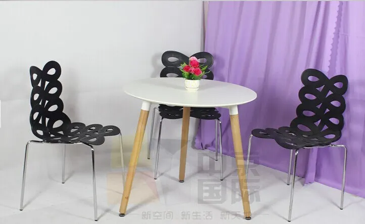 The fashion and art dining chair, hollow chairs, plastic+