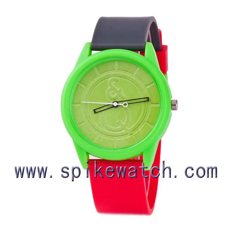 Plastic waterproof watch plastic watch wrist watch with plastic buckle