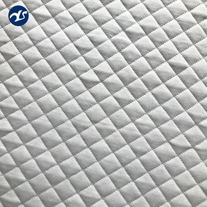 
Copper Fiber jacquard mattress knitted fabric good price made in china 