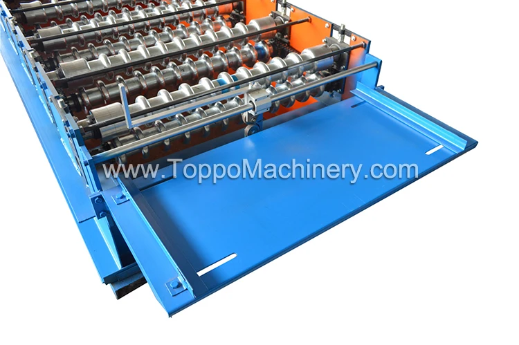 Большой материал различные виды гофрированного металла шаг черепичной кровли making machine