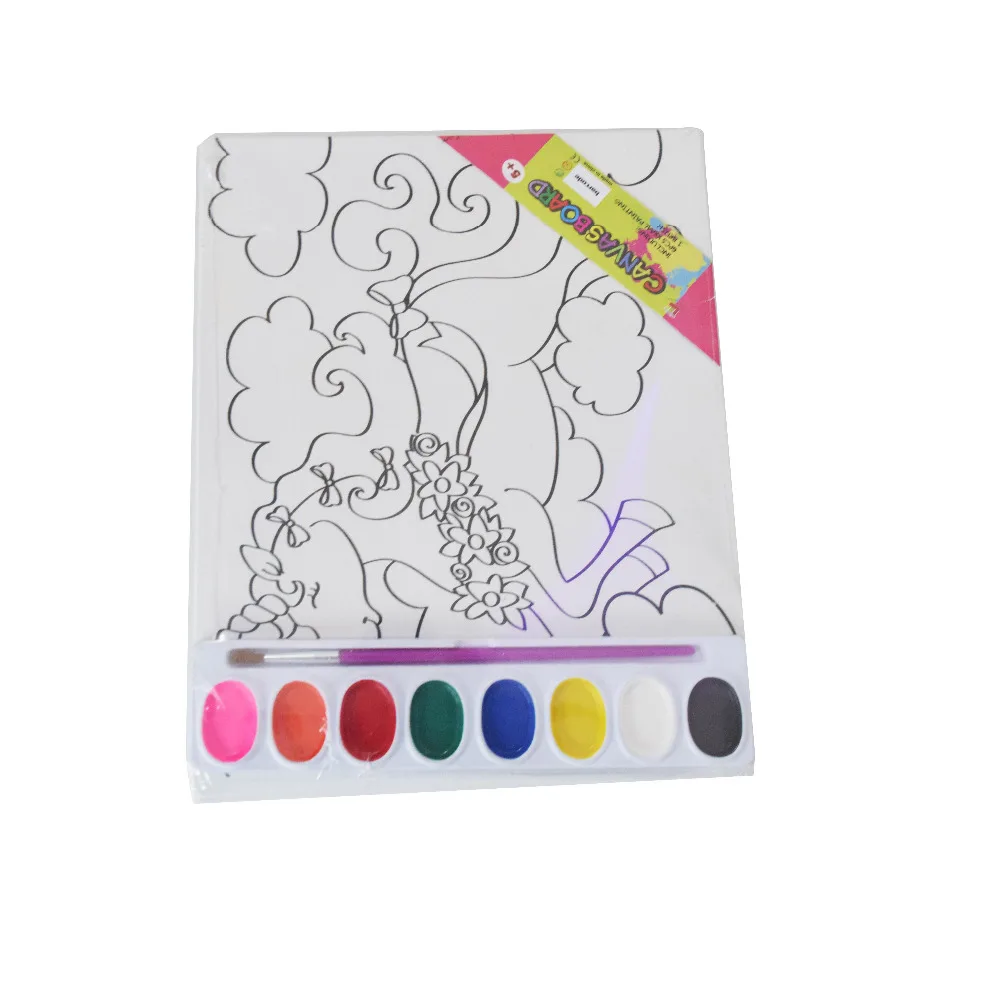Wholesale price kids canvas boards for painting colour water color