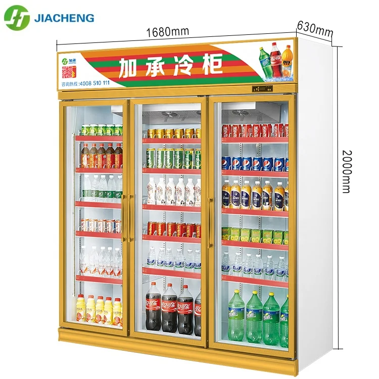 
Vertical Display Cooler portable refriger display freezer Glass Door Beer Pepsi cola Fridge 