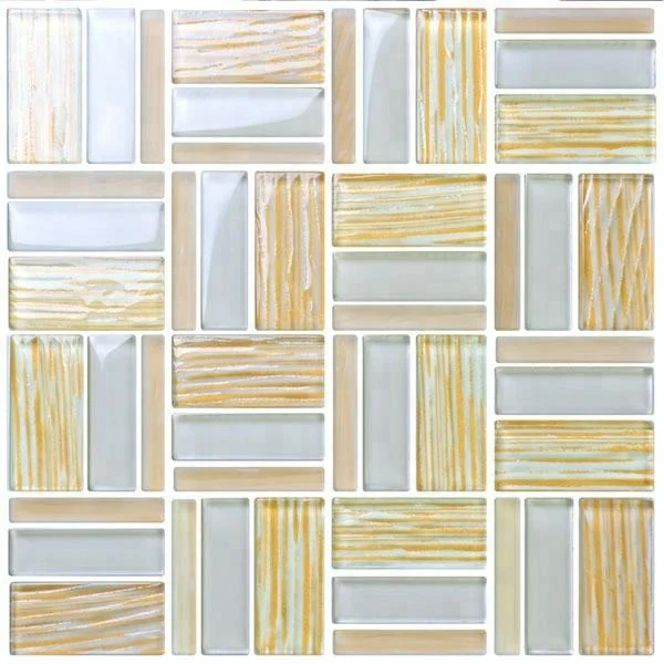 low price blue swimming pool mosaic glass tiles