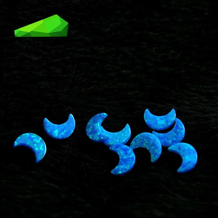 Beautiful low price of white opal stone moon synthetic opal necklace rough loose gemstone